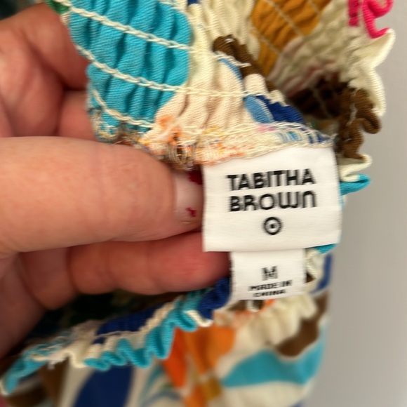 Tabatha Brown x Target botanical print flowy pants - Picture 4 of 5